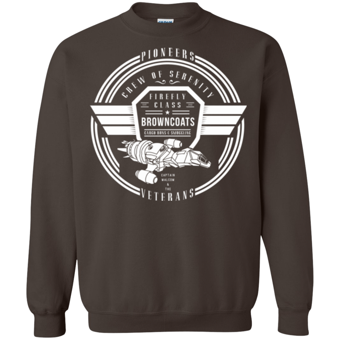Sweatshirts Dark Chocolate / Small Crew of Serenity Crewneck Sweatshirt