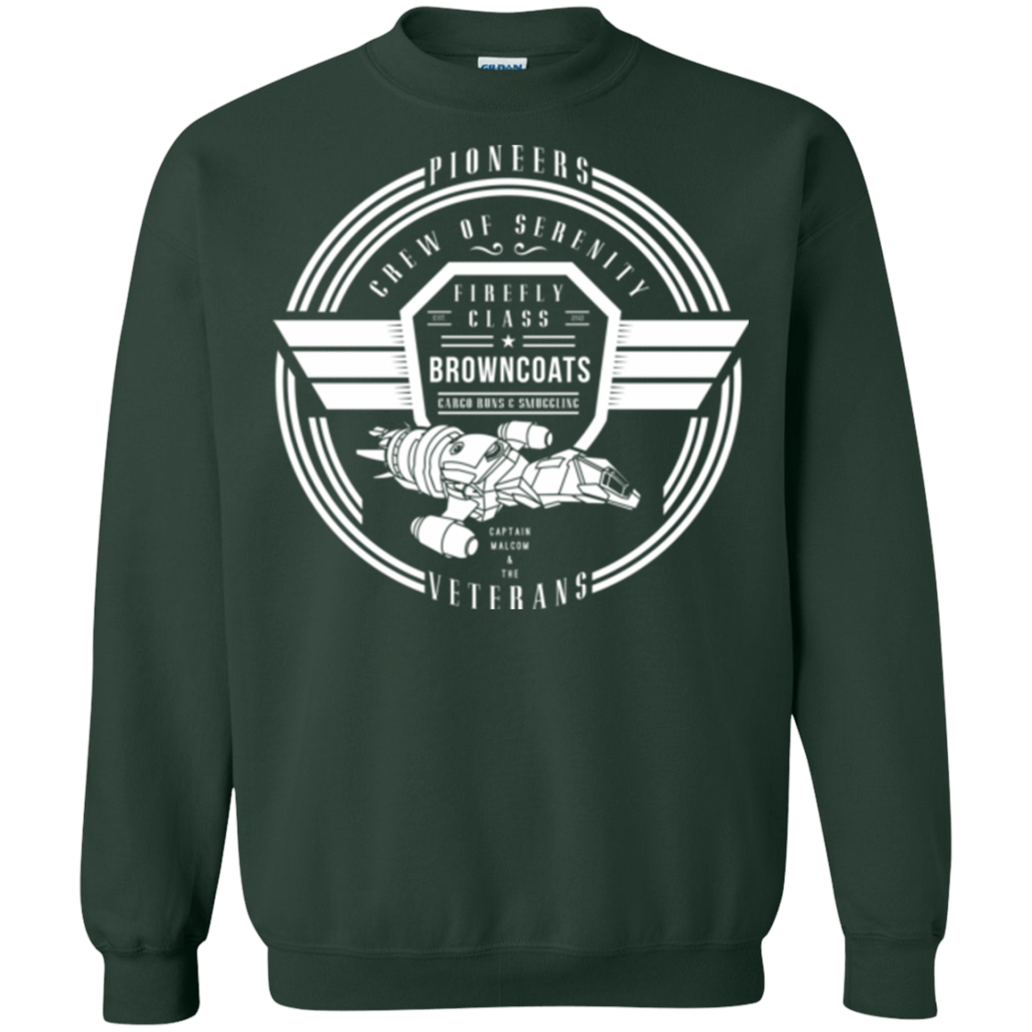 Sweatshirts Forest Green / Small Crew of Serenity Crewneck Sweatshirt