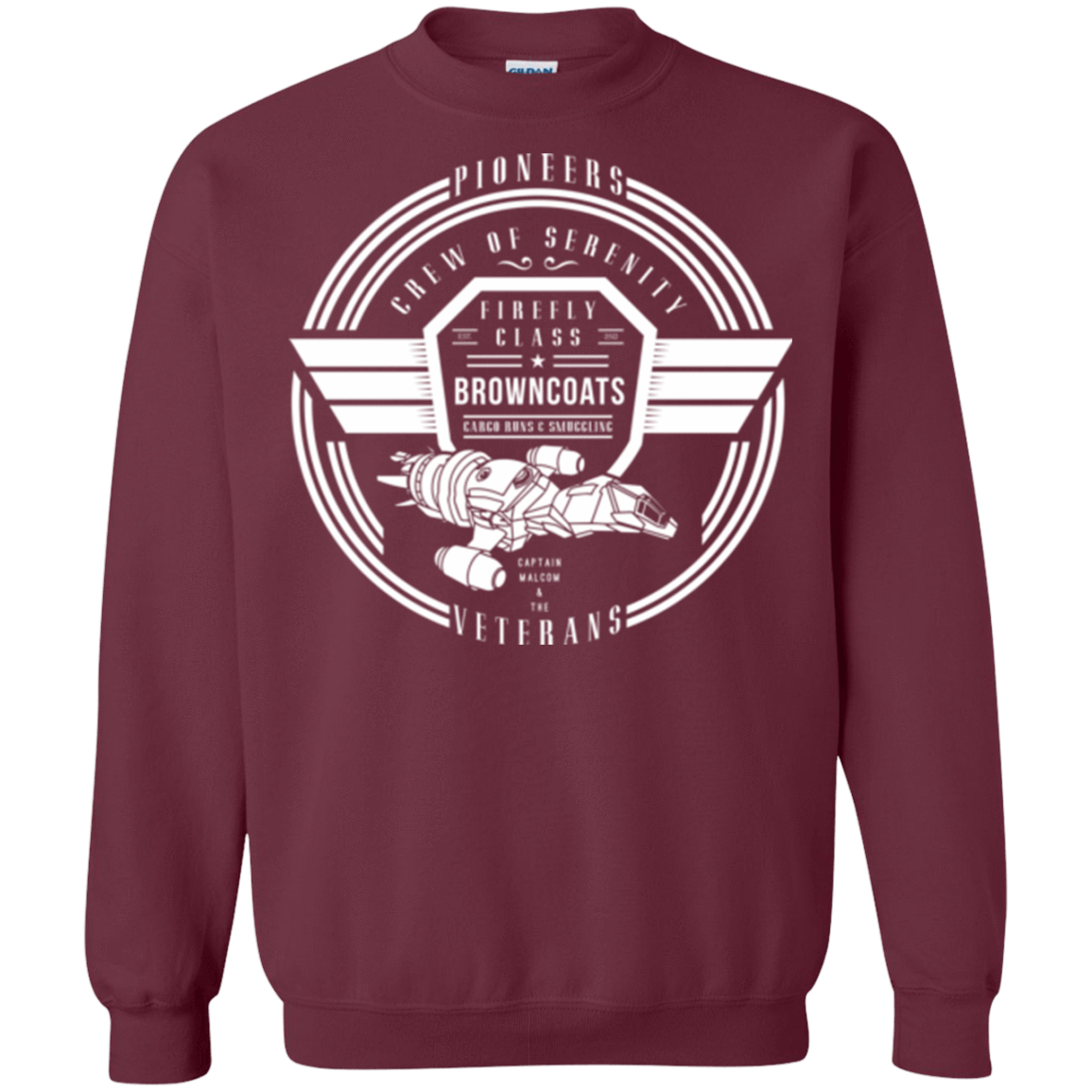 Sweatshirts Maroon / Small Crew of Serenity Crewneck Sweatshirt