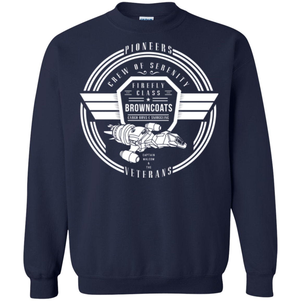 Sweatshirts Navy / Small Crew of Serenity Crewneck Sweatshirt