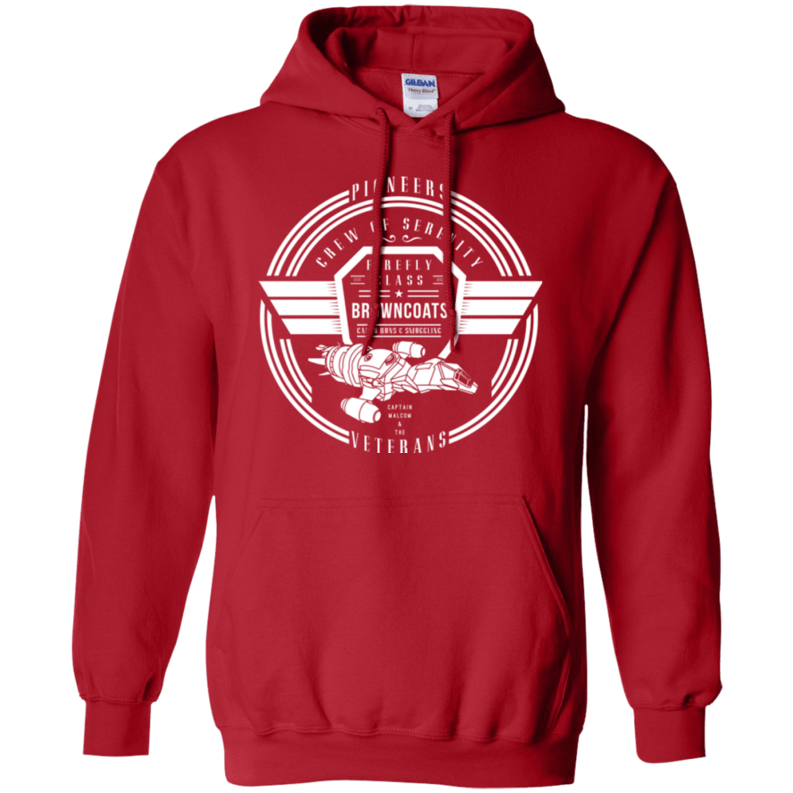 Sweatshirts Red / Small Crew of Serenity Pullover Hoodie