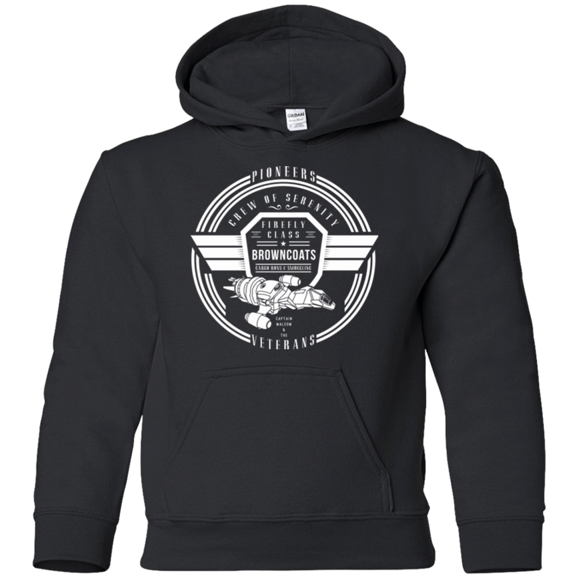 Sweatshirts Black / YS Crew of Serenity Youth Hoodie