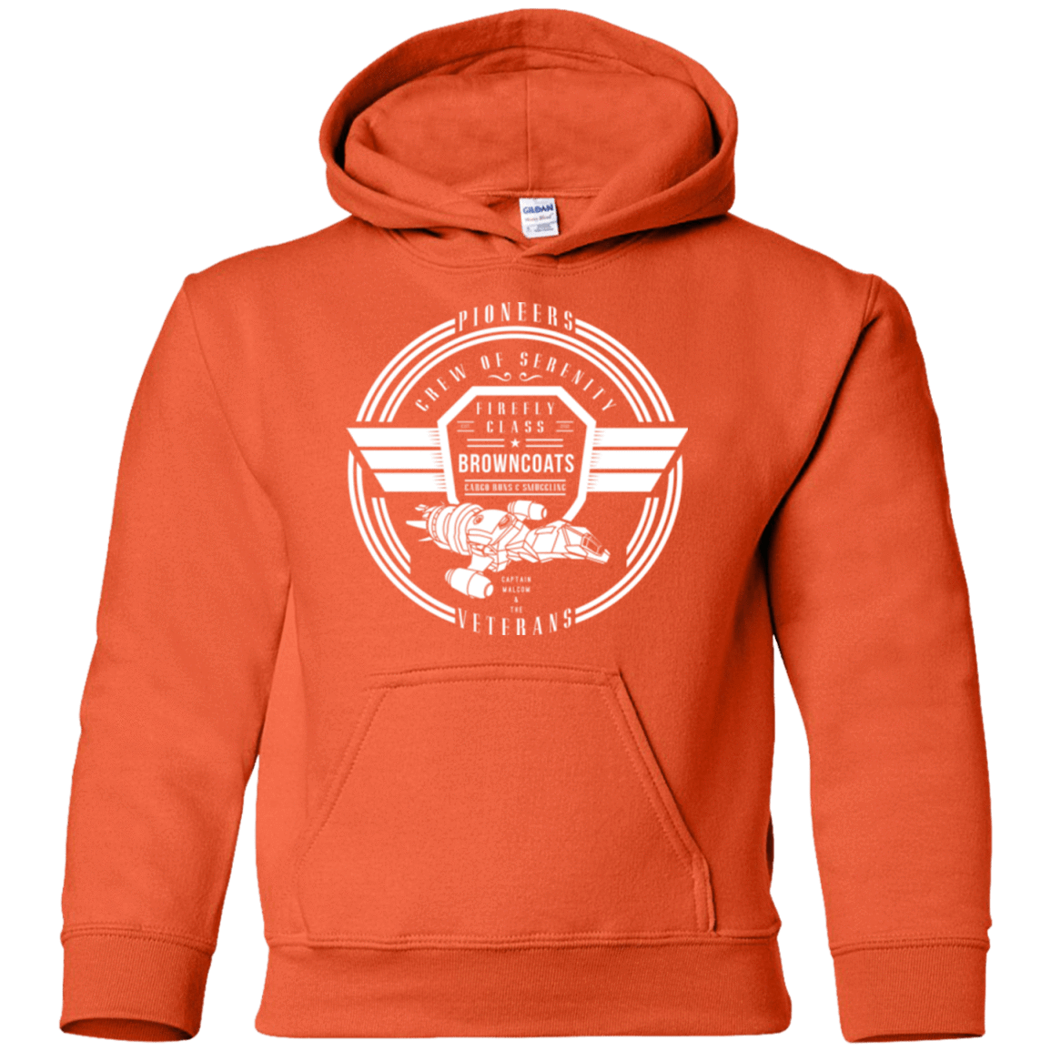 Sweatshirts Orange / YS Crew of Serenity Youth Hoodie