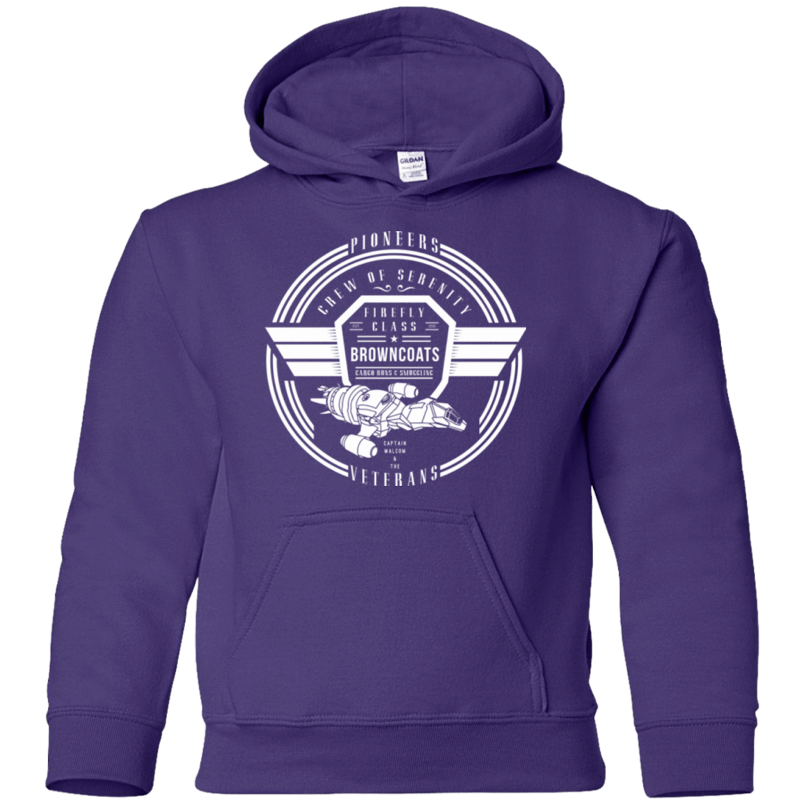 Sweatshirts Purple / YS Crew of Serenity Youth Hoodie