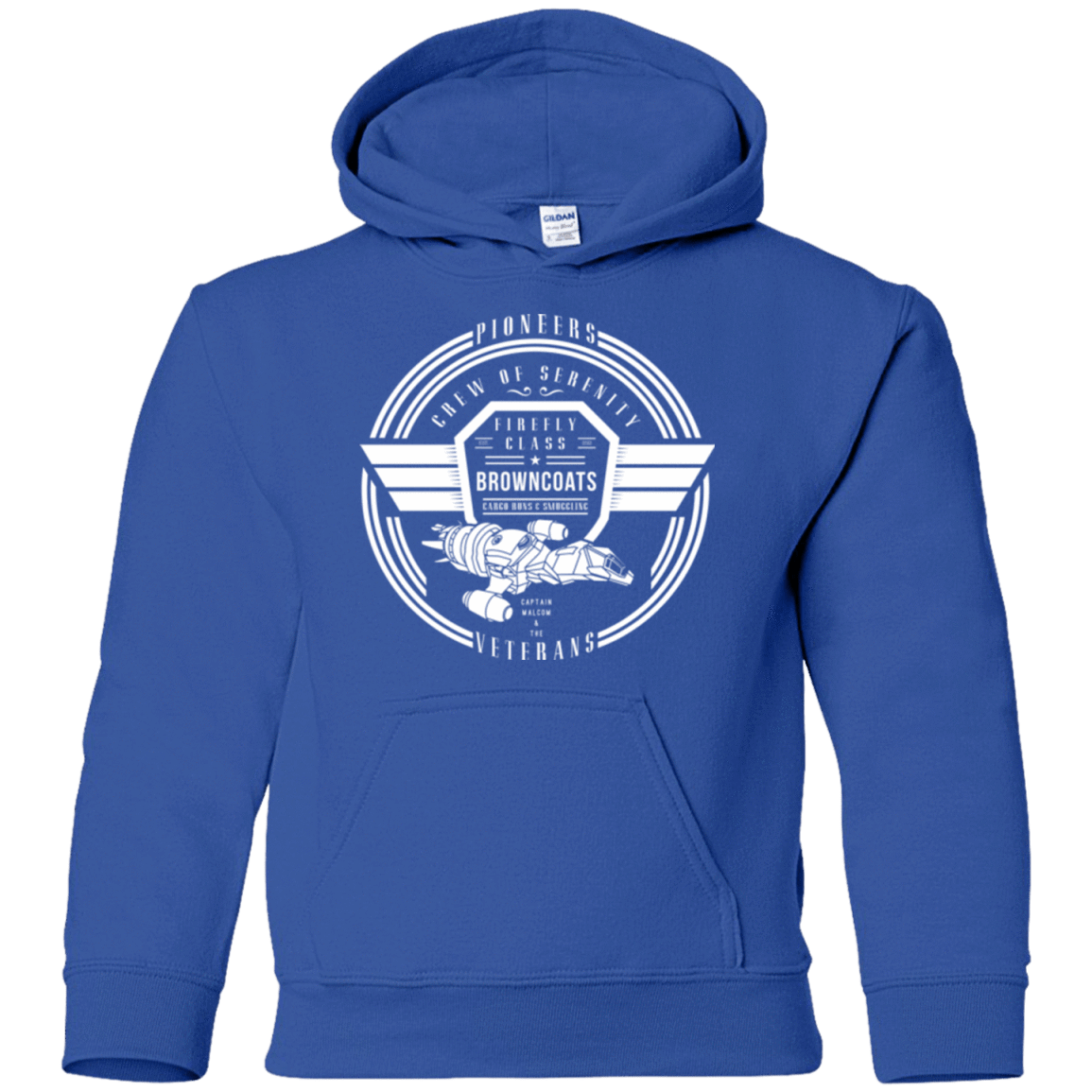 Sweatshirts Royal / YS Crew of Serenity Youth Hoodie