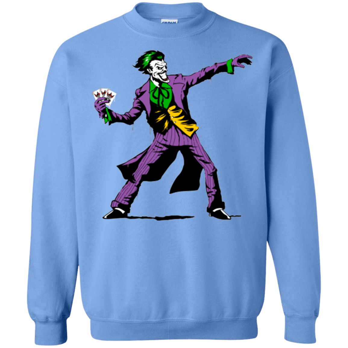 Sweatshirts Carolina Blue / Small Crime Clown Banksy Crewneck Sweatshirt