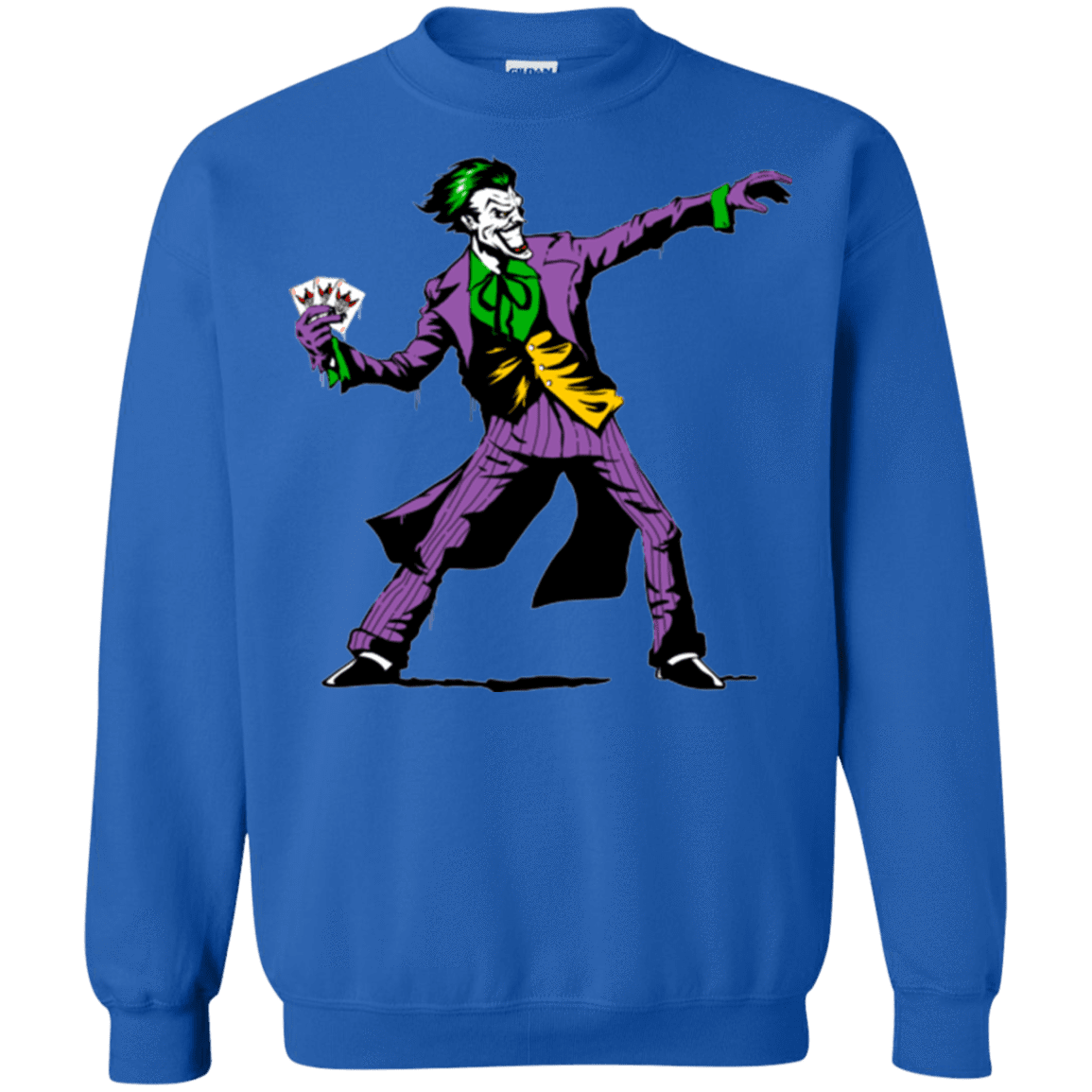 Sweatshirts Royal / Small Crime Clown Banksy Crewneck Sweatshirt