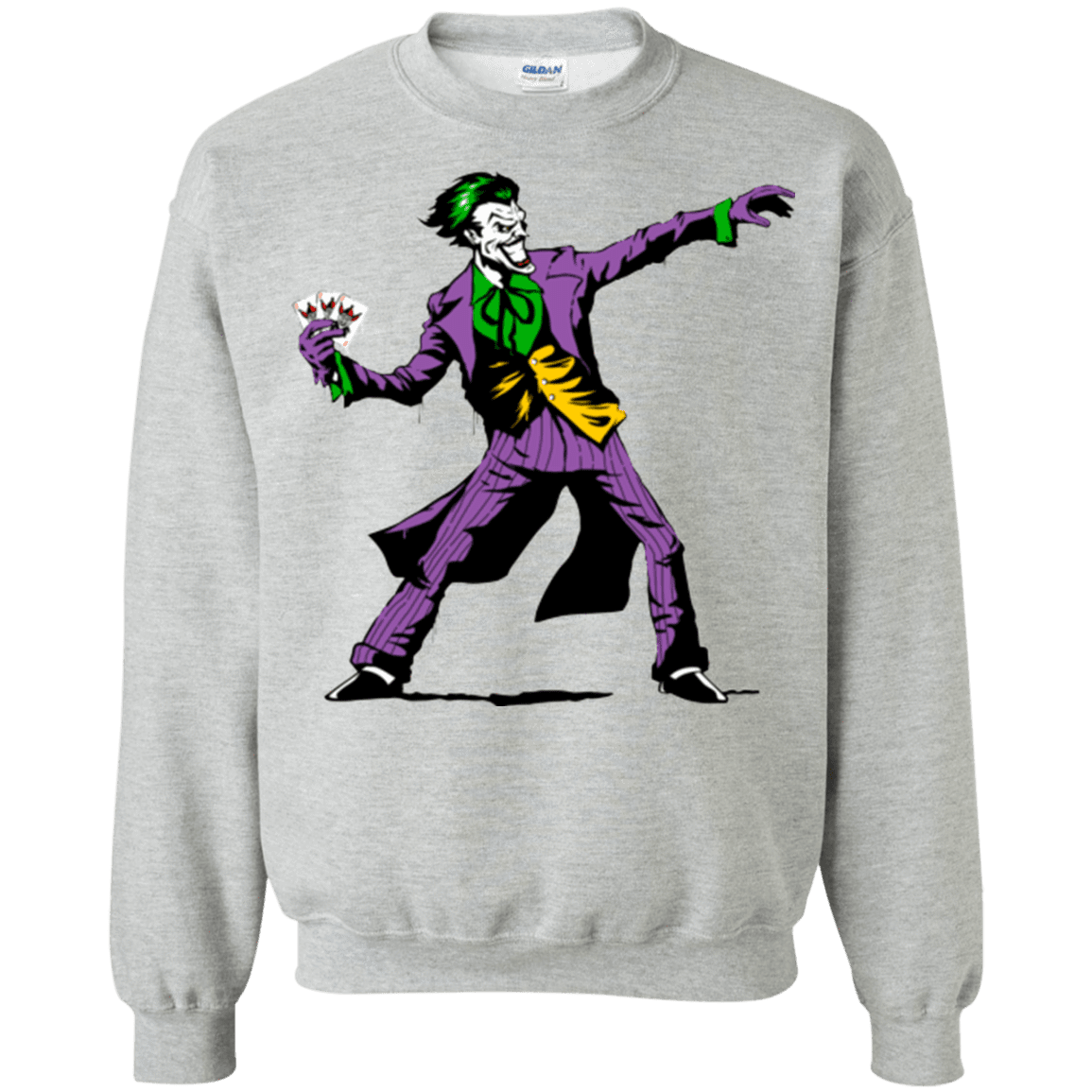 Sweatshirts Sport Grey / Small Crime Clown Banksy Crewneck Sweatshirt
