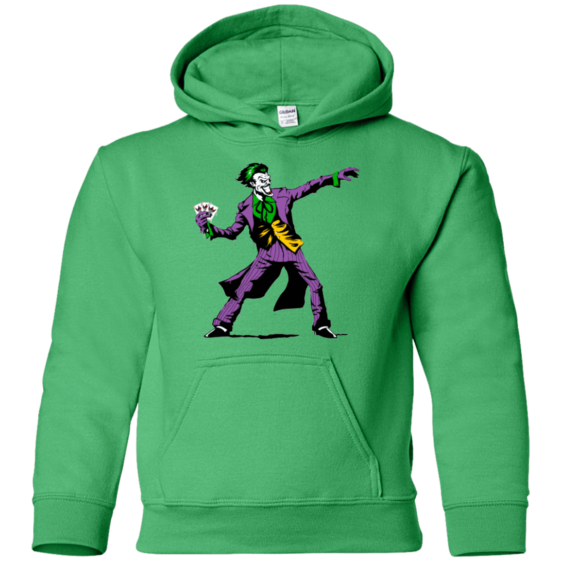 Sweatshirts Irish Green / YS Crime Clown Banksy Youth Hoodie