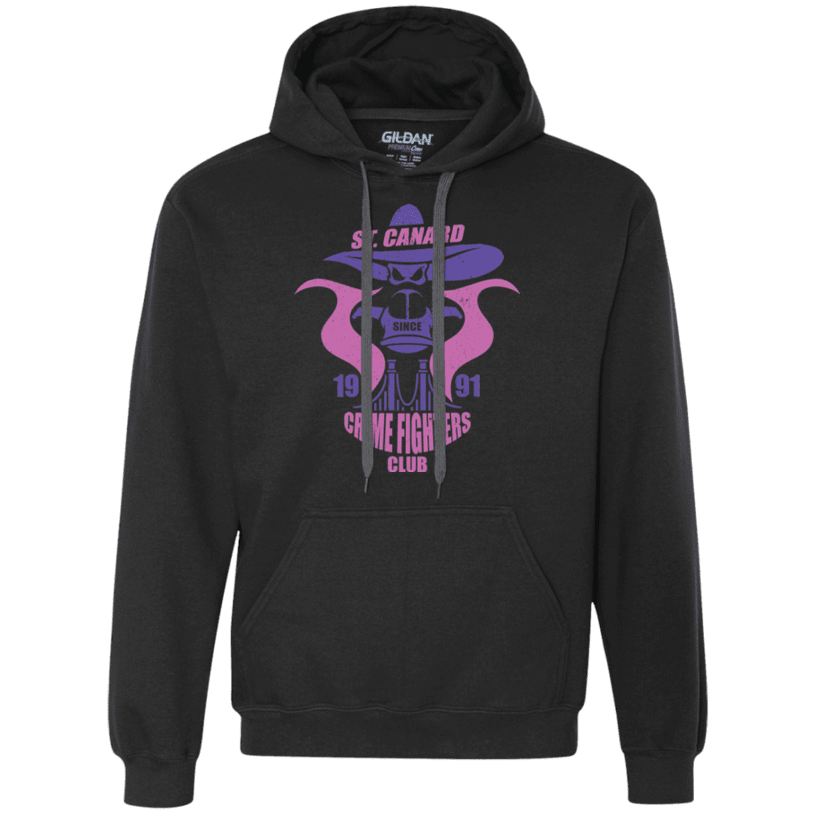Sweatshirts Black / Small Crime Fighters Club Premium Fleece Hoodie