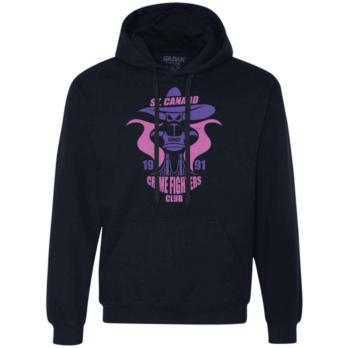 Sweatshirts Navy / Small Crime Fighters Club Premium Fleece Hoodie