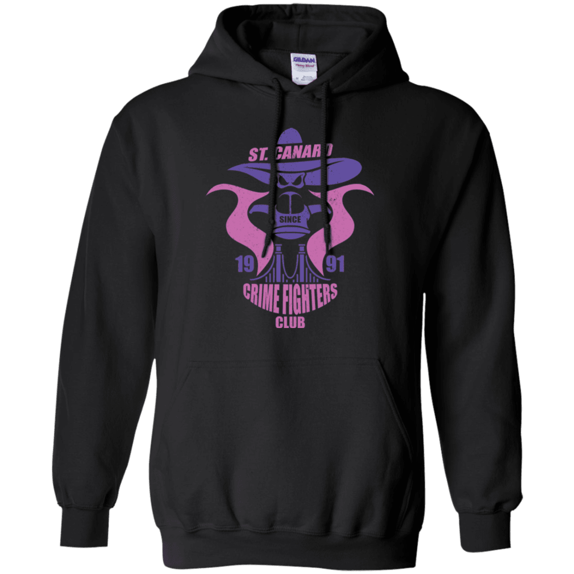 Sweatshirts Black / Small Crime Fighters Club Pullover Hoodie