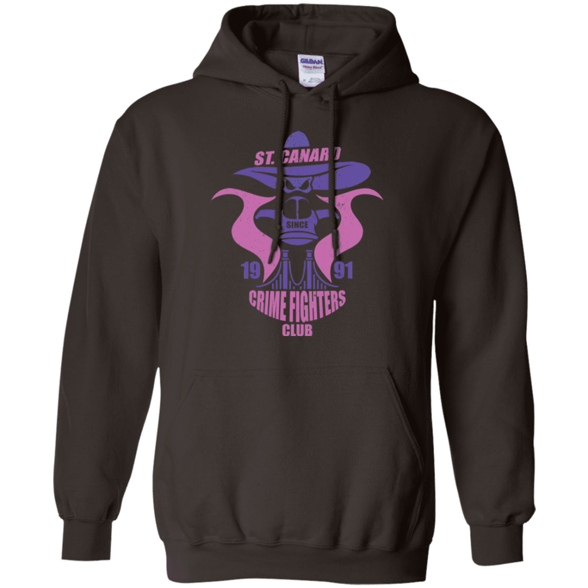 Sweatshirts Dark Chocolate / Small Crime Fighters Club Pullover Hoodie