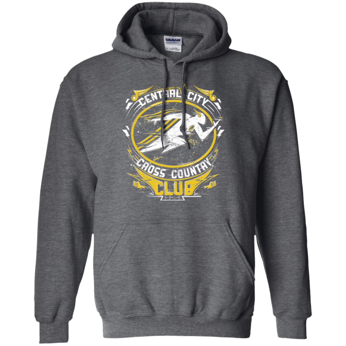 Sweatshirts Dark Heather / Small Cross Country Club Pullover Hoodie