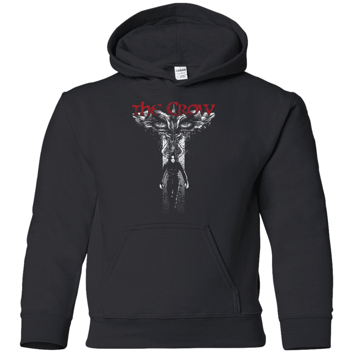 Sweatshirts Black / YS Cross Crown Youth Hoodie