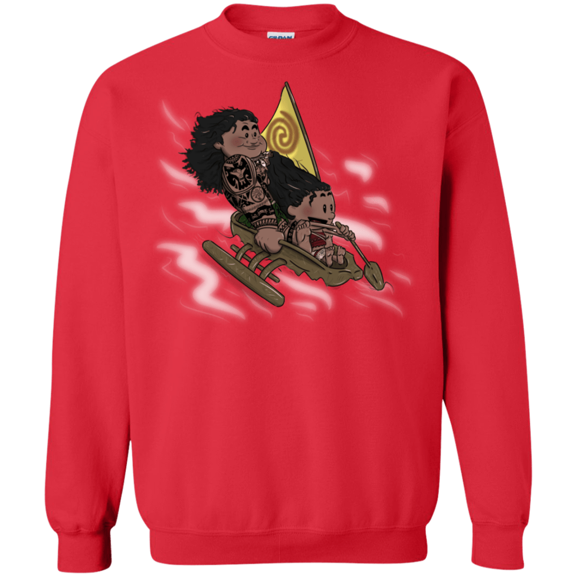 Sweatshirts Red / S Cross to The Ocean Crewneck Sweatshirt