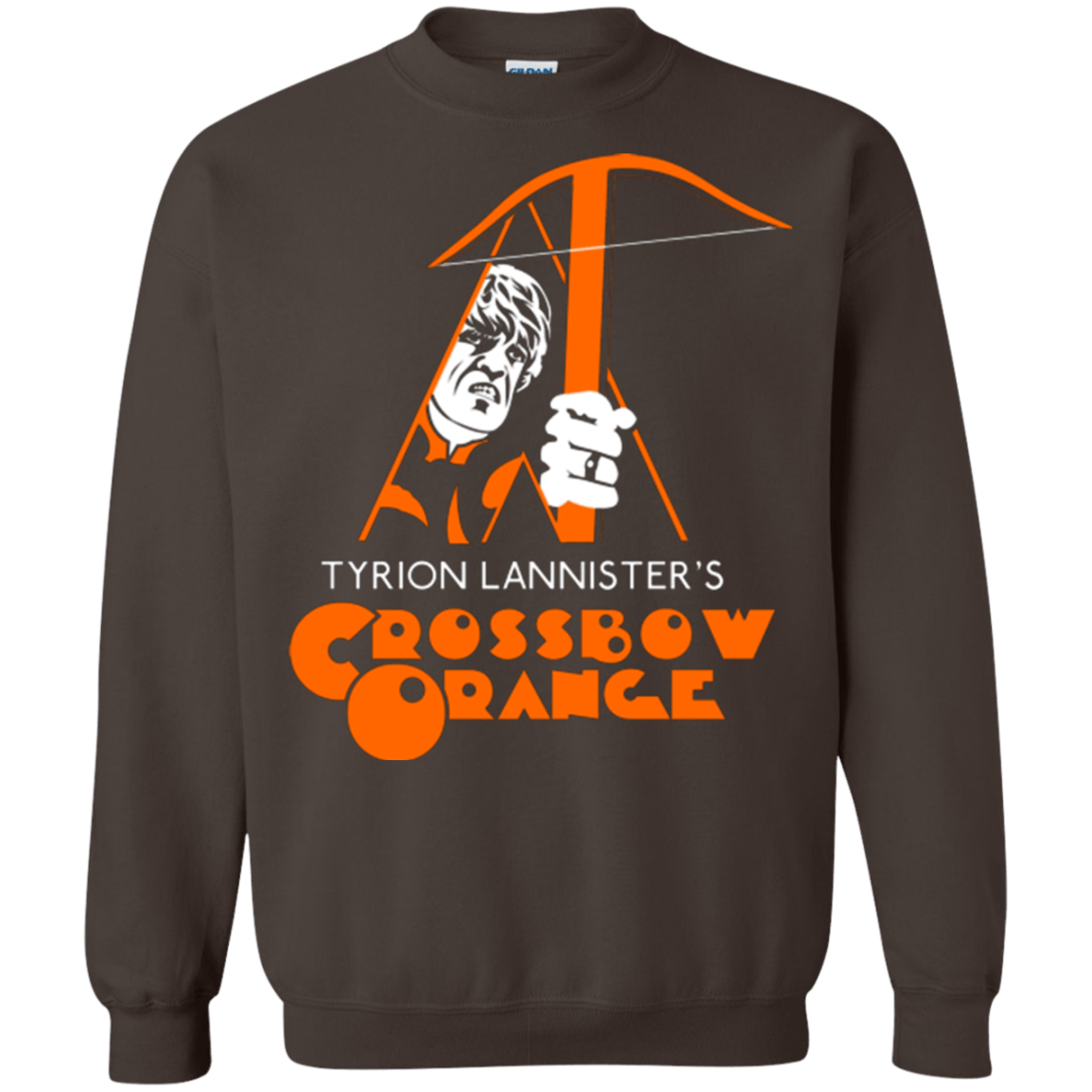 Sweatshirts Dark Chocolate / Small Crossbow Orange Crewneck Sweatshirt