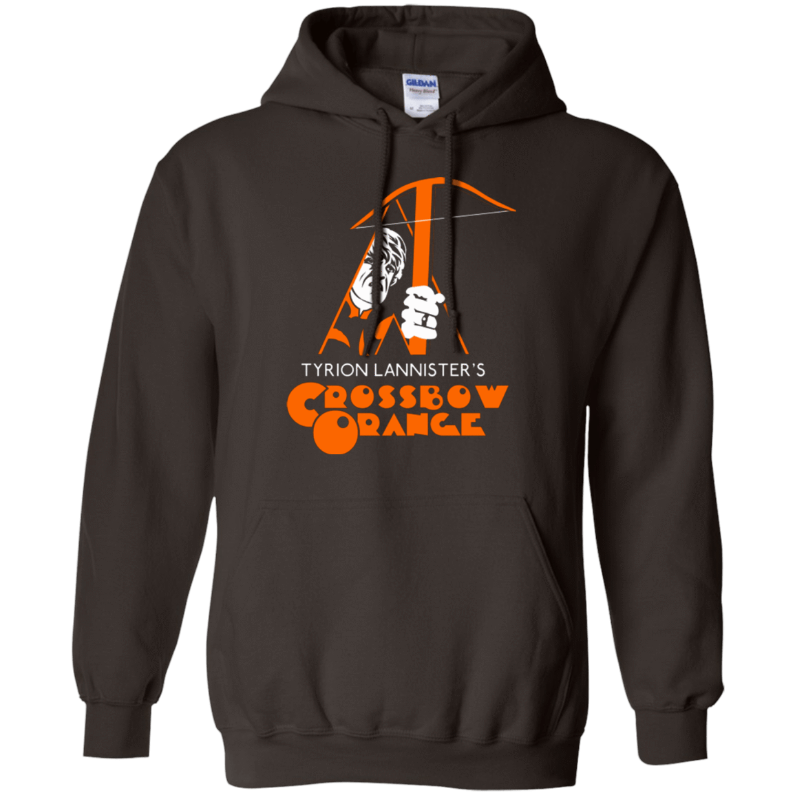 Sweatshirts Dark Chocolate / Small Crossbow Orange Pullover Hoodie