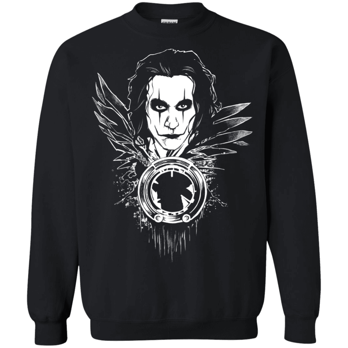 Sweatshirts Black / Small Crow Face Crewneck Sweatshirt