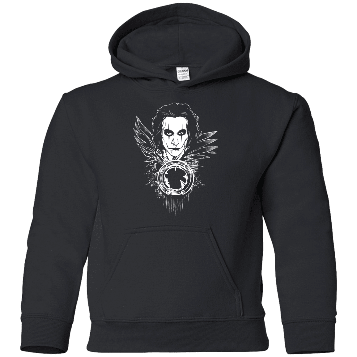 Sweatshirts Black / YS Crow Face Youth Hoodie