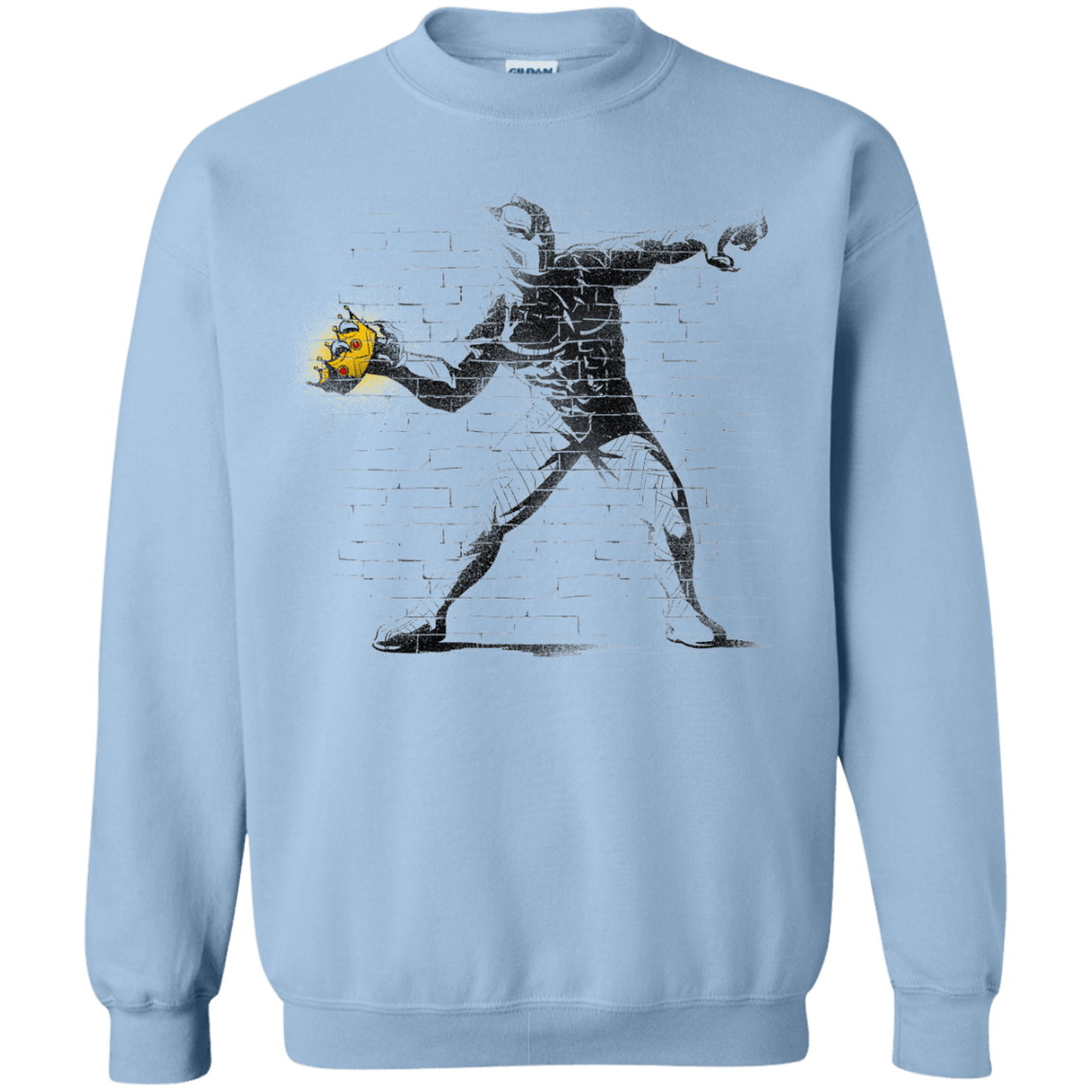 Sweatshirts Light Blue / Small Crown Thrower Crewneck Sweatshirt