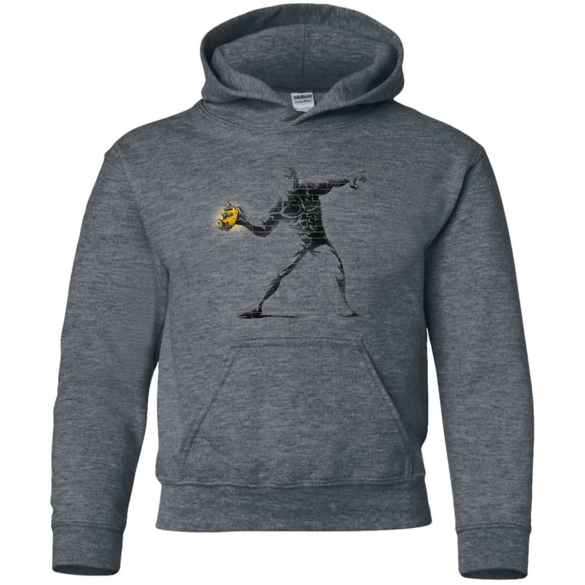 Sweatshirts Dark Heather / YS Crown Thrower Youth Hoodie
