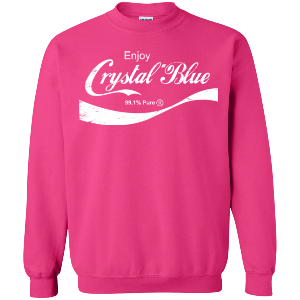 Sweatshirts Heliconia / Small Crystal Blue Coke Crewneck Sweatshirt