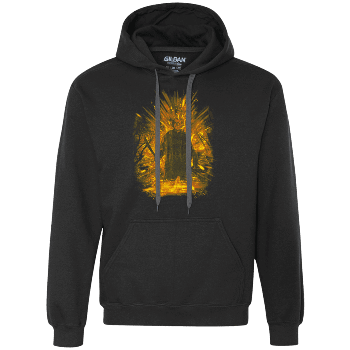 Sweatshirts Black / Small Crystal Lake Storm Orange Premium Fleece Hoodie