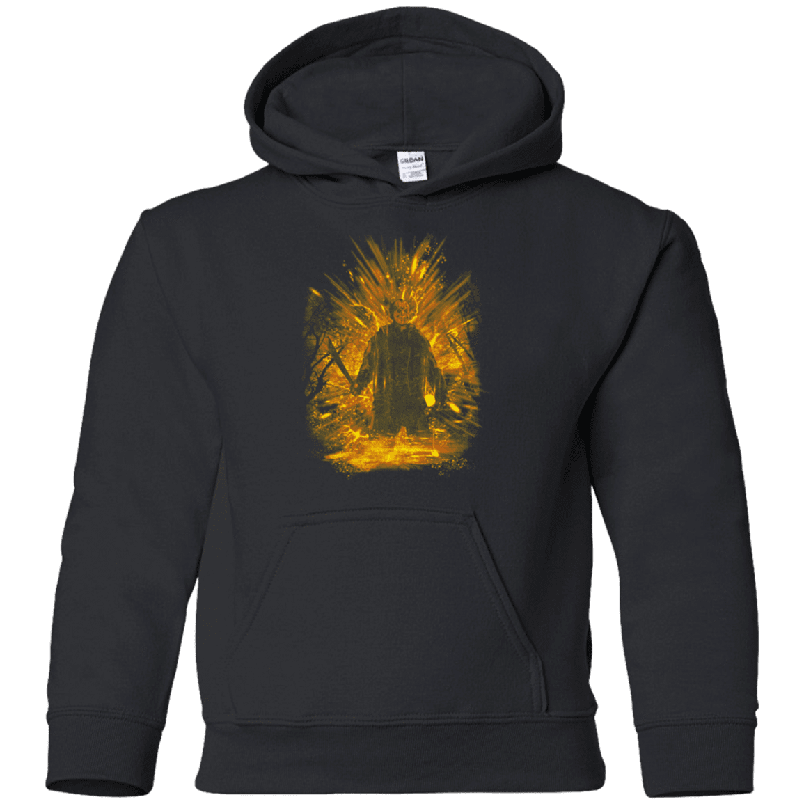 Sweatshirts Black / YS Crystal Lake Storm Orange Youth Hoodie