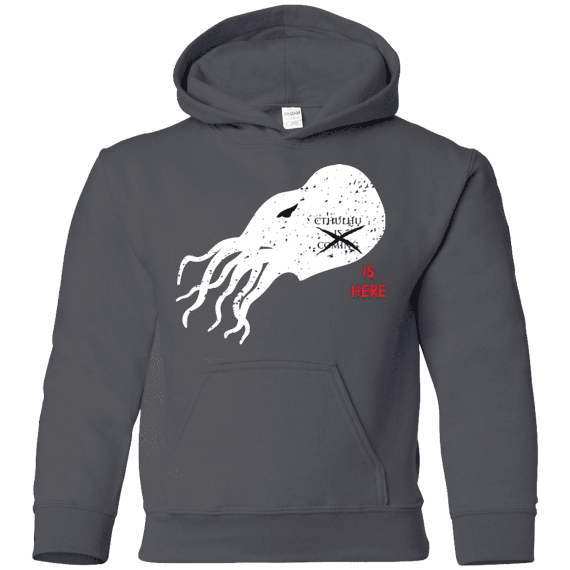 Sweatshirts Charcoal / YS Cthulhu(3) Youth Hoodie
