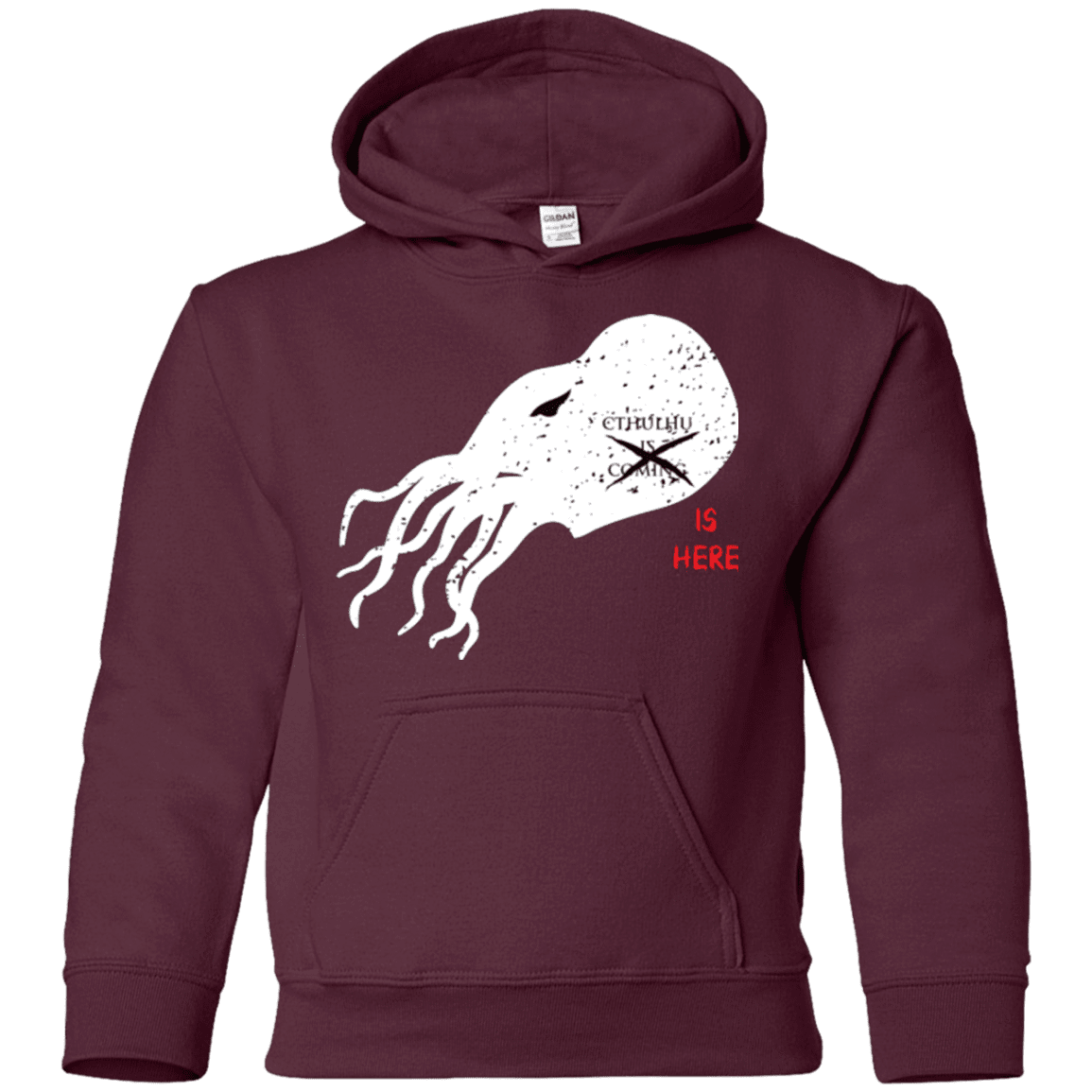 Sweatshirts Maroon / YS Cthulhu(3) Youth Hoodie