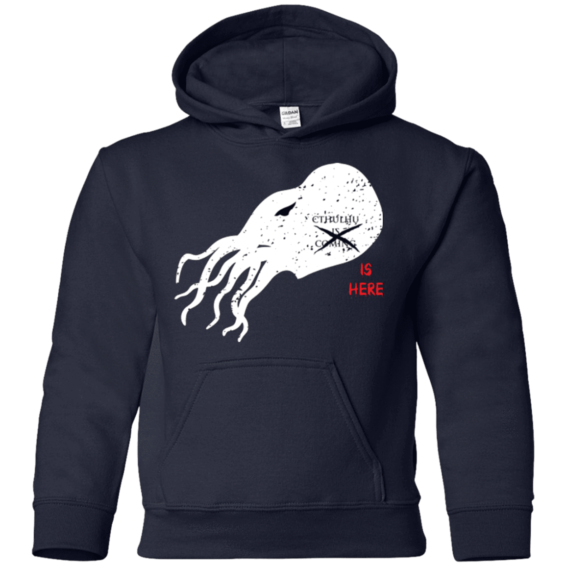 Sweatshirts Navy / YS Cthulhu(3) Youth Hoodie
