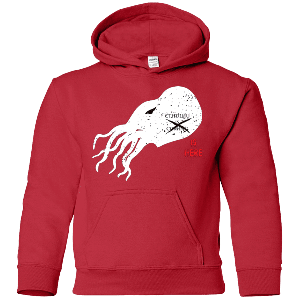 Sweatshirts Red / YS Cthulhu(3) Youth Hoodie
