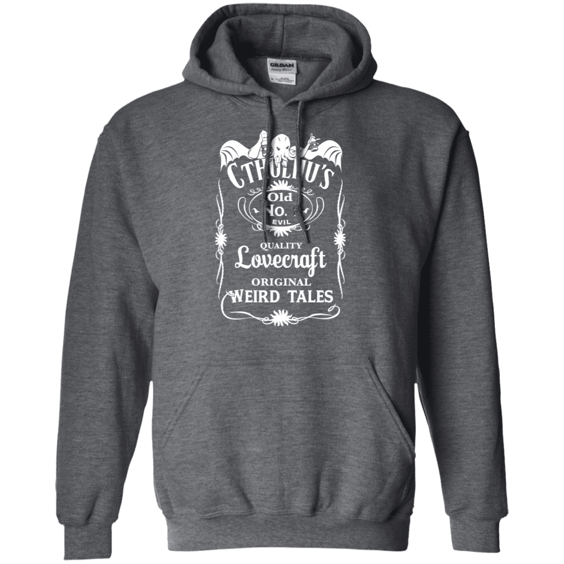 Sweatshirts Dark Heather / S Cthulhu's Pullover Hoodie