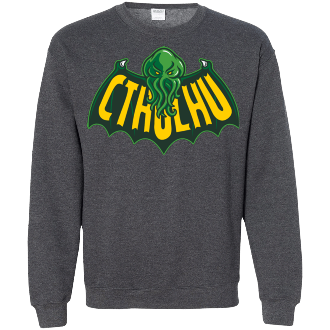 Sweatshirts Dark Heather / Small CTHULHUMAN Crewneck Sweatshirt
