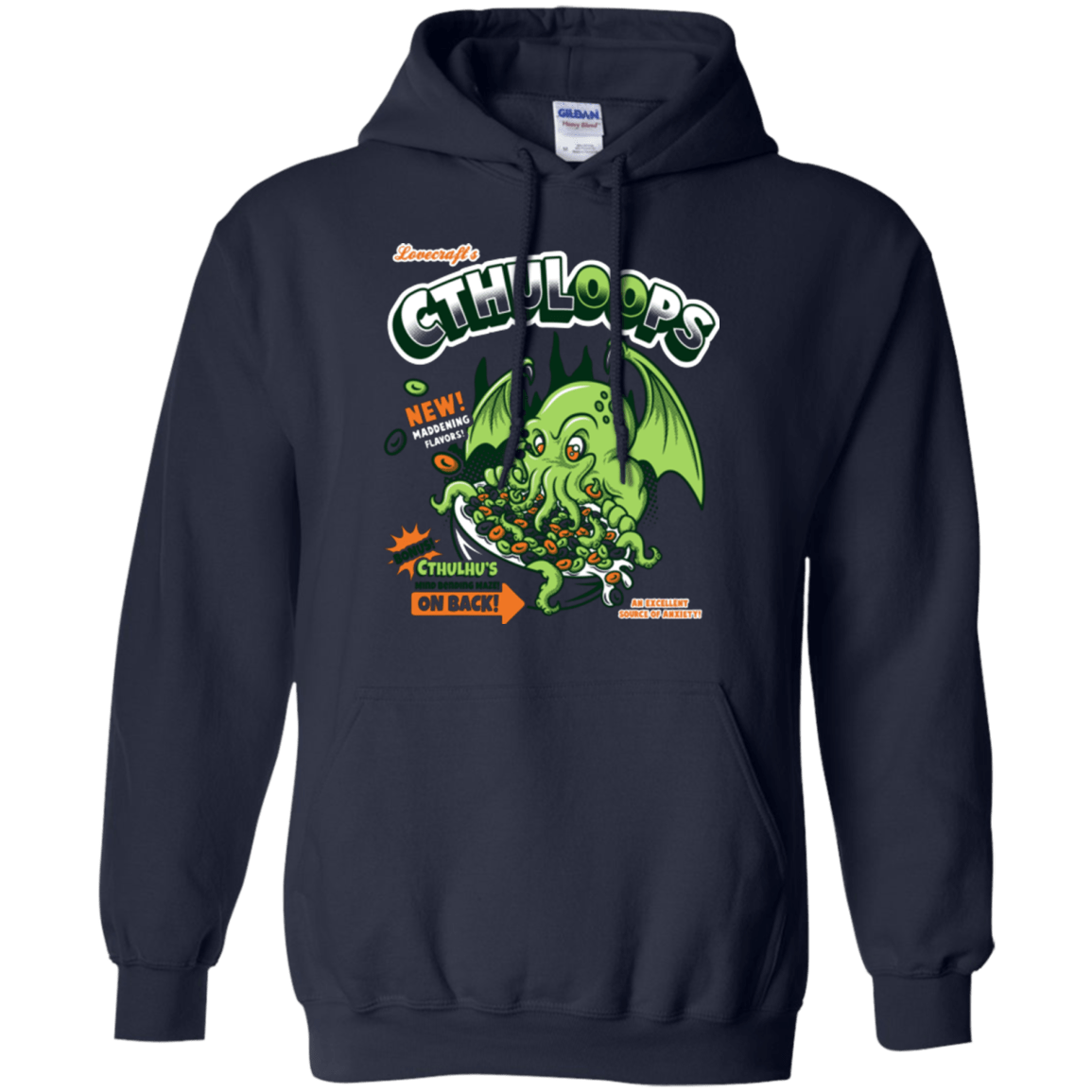 Sweatshirts Navy / Small Cthuloops Pullover Hoodie