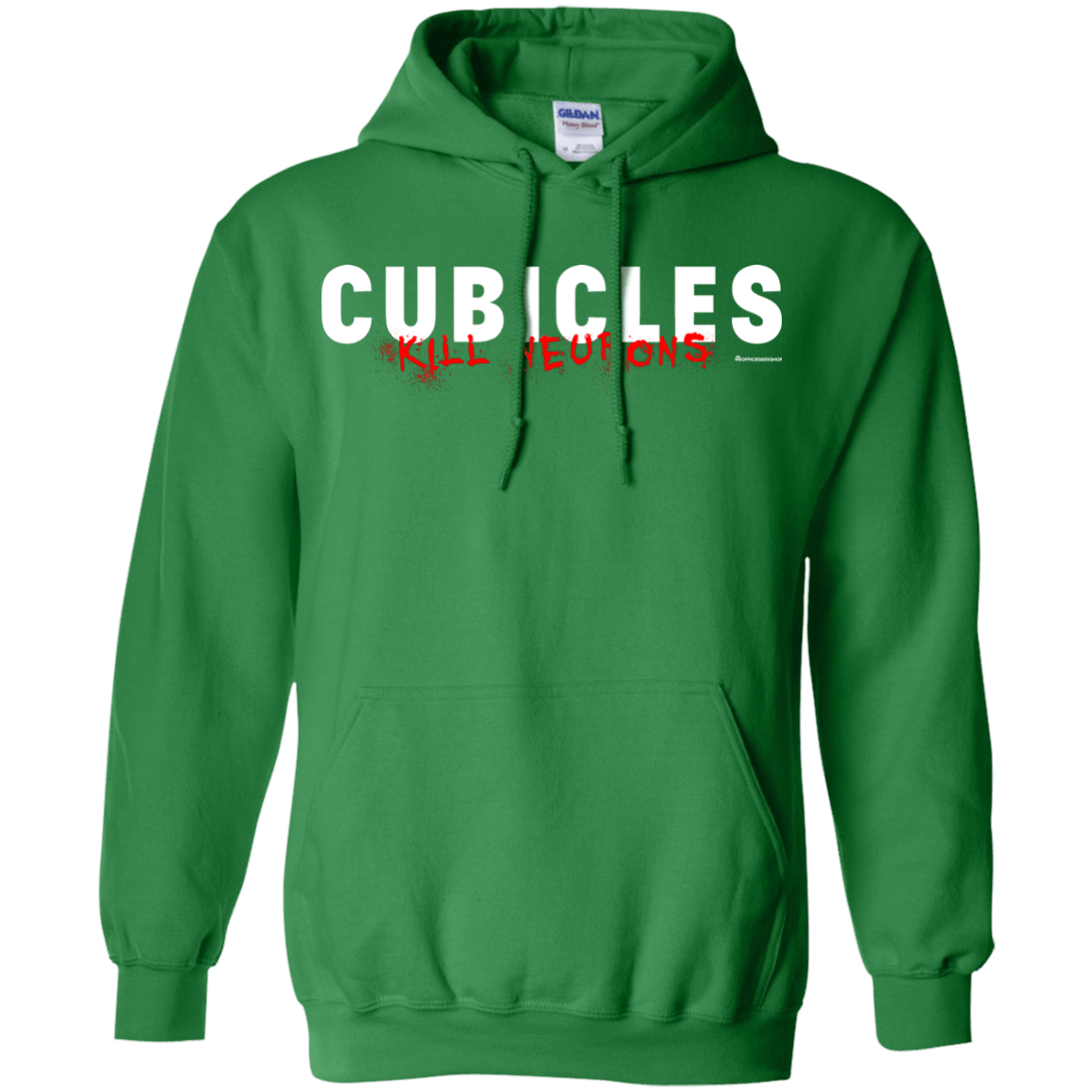 Sweatshirts Irish Green / Small Cubicles Kill Neurons Pullover Hoodie