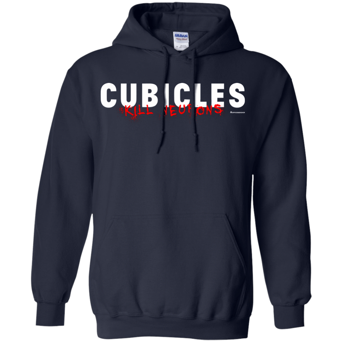 Sweatshirts Navy / Small Cubicles Kill Neurons Pullover Hoodie