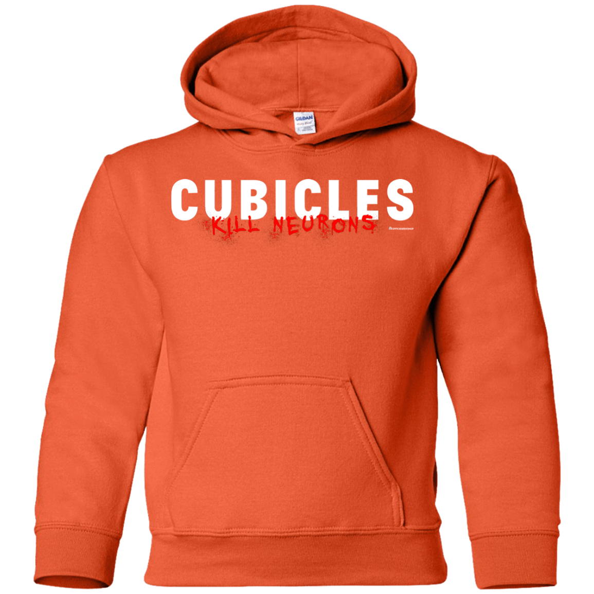 Sweatshirts Orange / YS Cubicles Kill Neurons Youth Hoodie