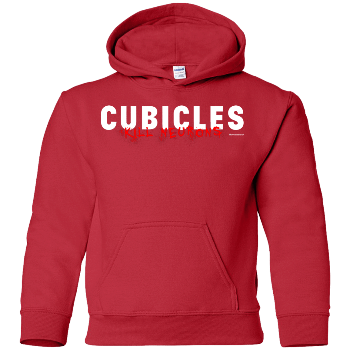Sweatshirts Red / YS Cubicles Kill Neurons Youth Hoodie