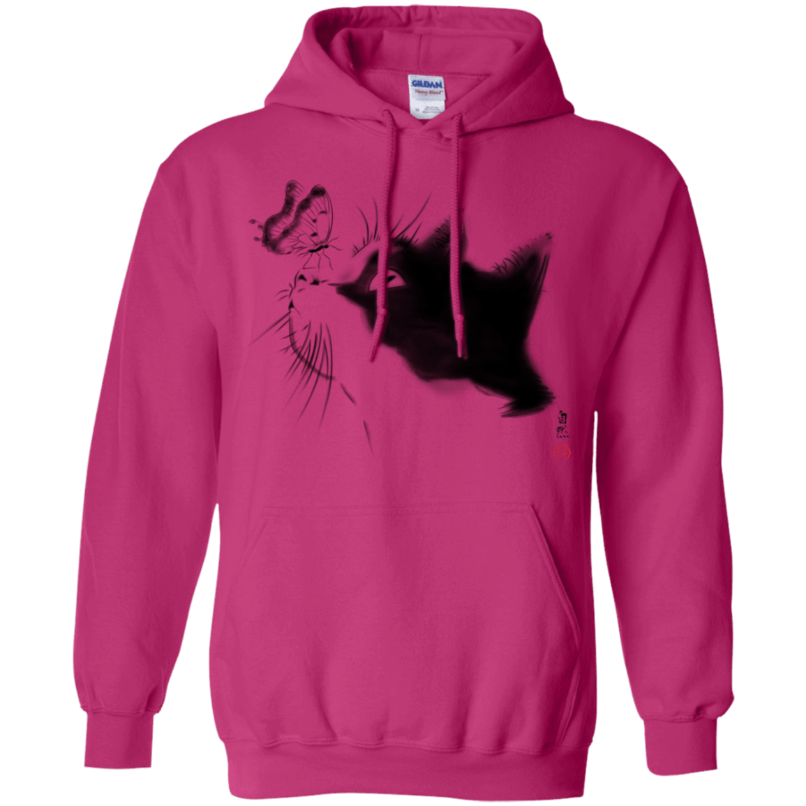 Sweatshirts Heliconia / S Curious Cat Pullover Hoodie