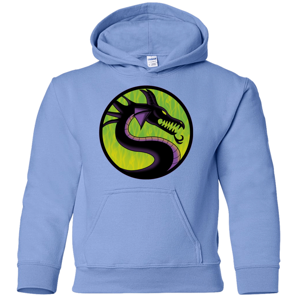 Sweatshirts Carolina Blue / YS Cursed Kombat Youth Hoodie