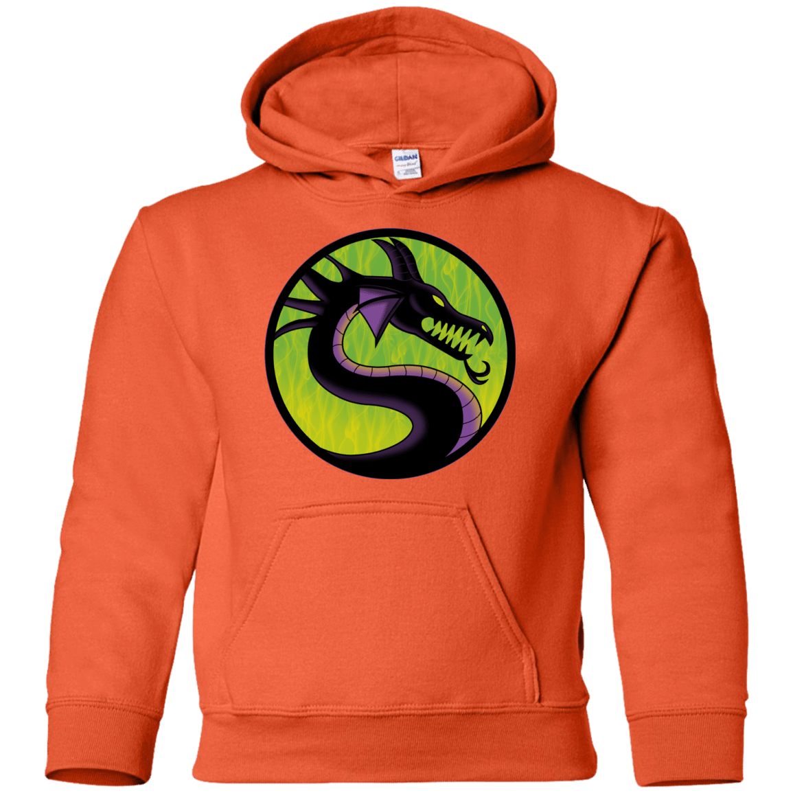 Sweatshirts Orange / YS Cursed Kombat Youth Hoodie