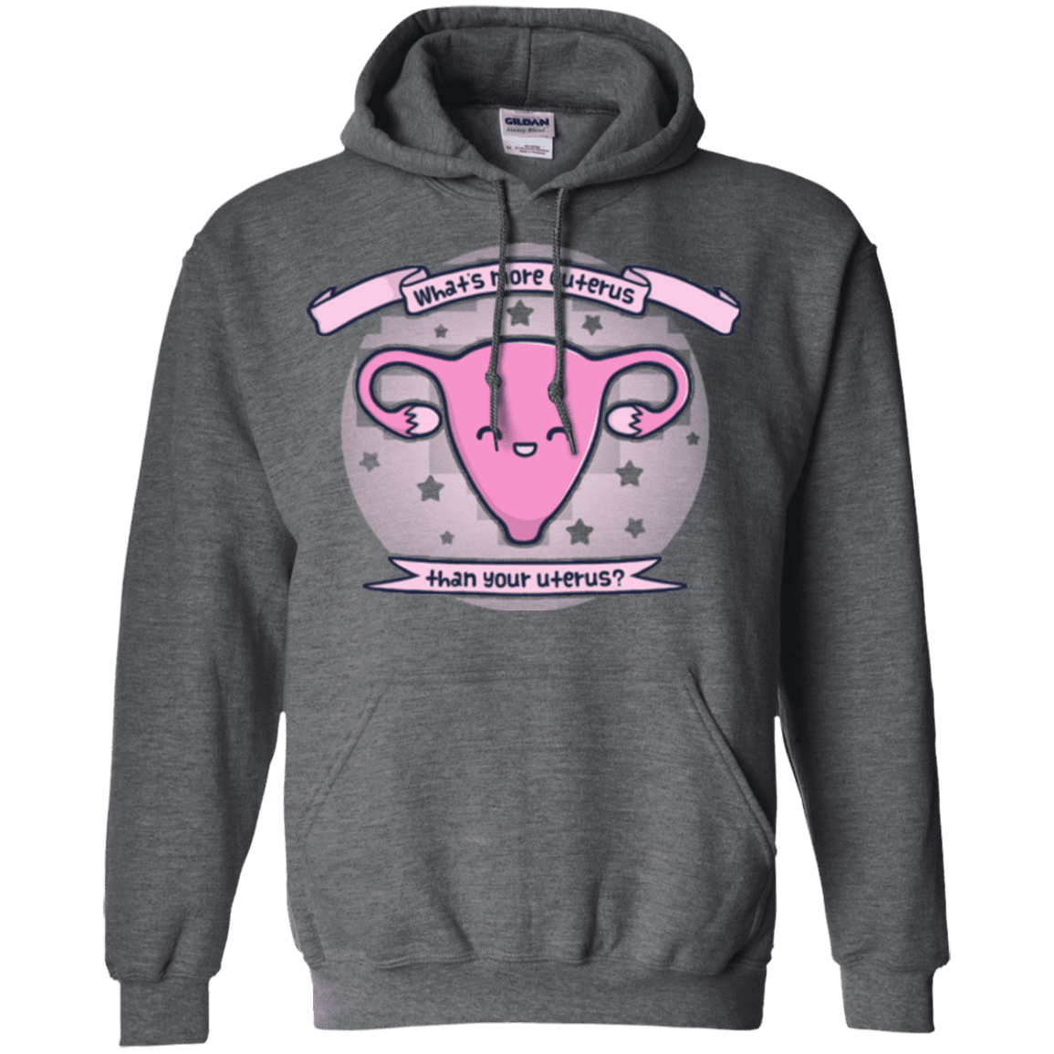 Sweatshirts Dark Heather / Small Cuterus Pullover Hoodie