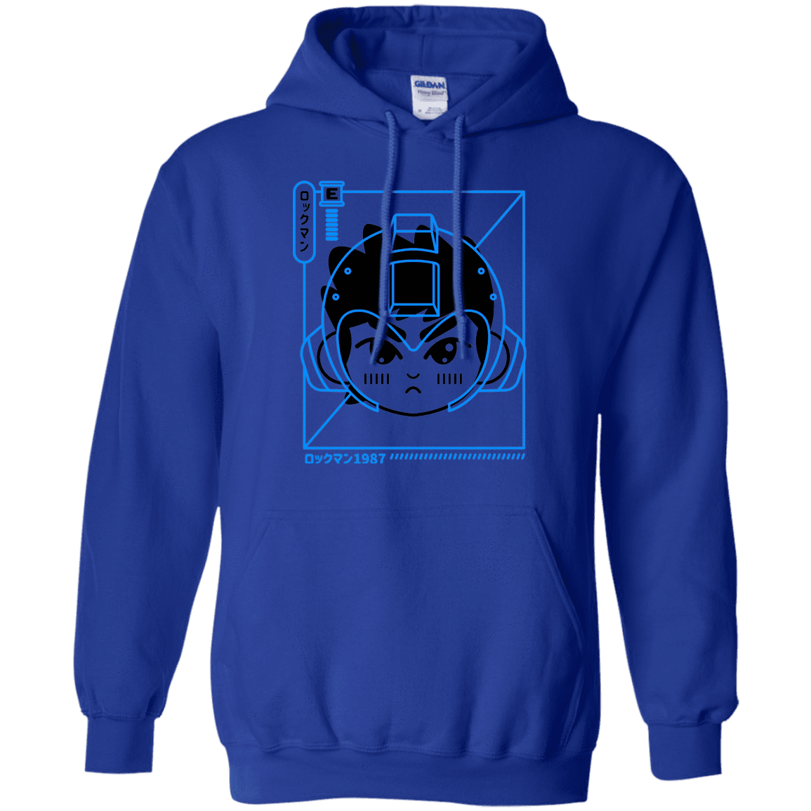 Sweatshirts Royal / S Cyber Helmet Rokkuman Pullover Hoodie