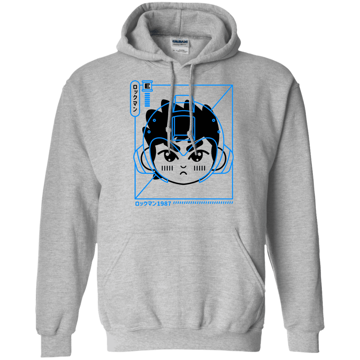 Sweatshirts Sport Grey / S Cyber Helmet Rokkuman Pullover Hoodie