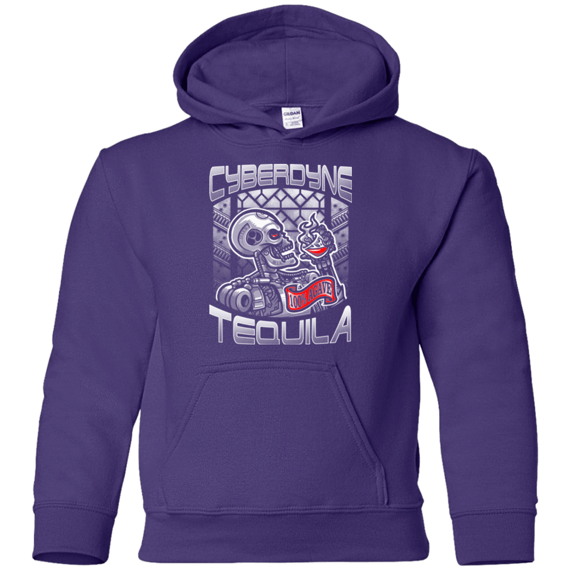 Sweatshirts Purple / YS Cyberdyne Whiskey Youth Hoodie
