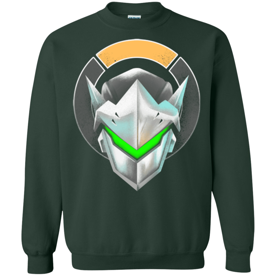 Sweatshirts Forest Green / Small Cyborg Ninja Crewneck Sweatshirt