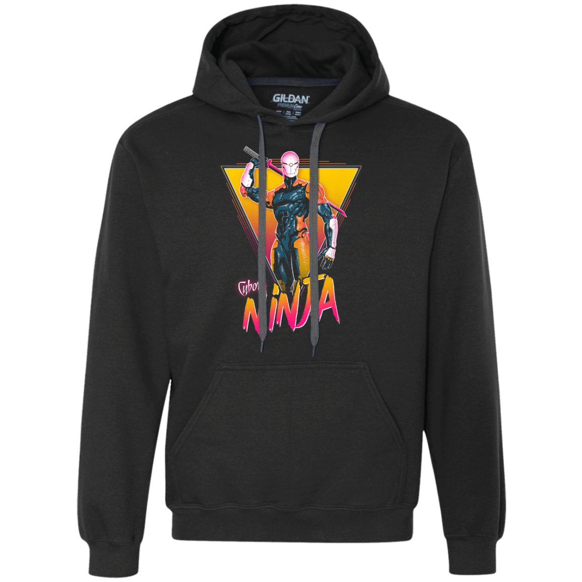 Sweatshirts Black / Small Cyborg Ninja Premium Fleece Hoodie