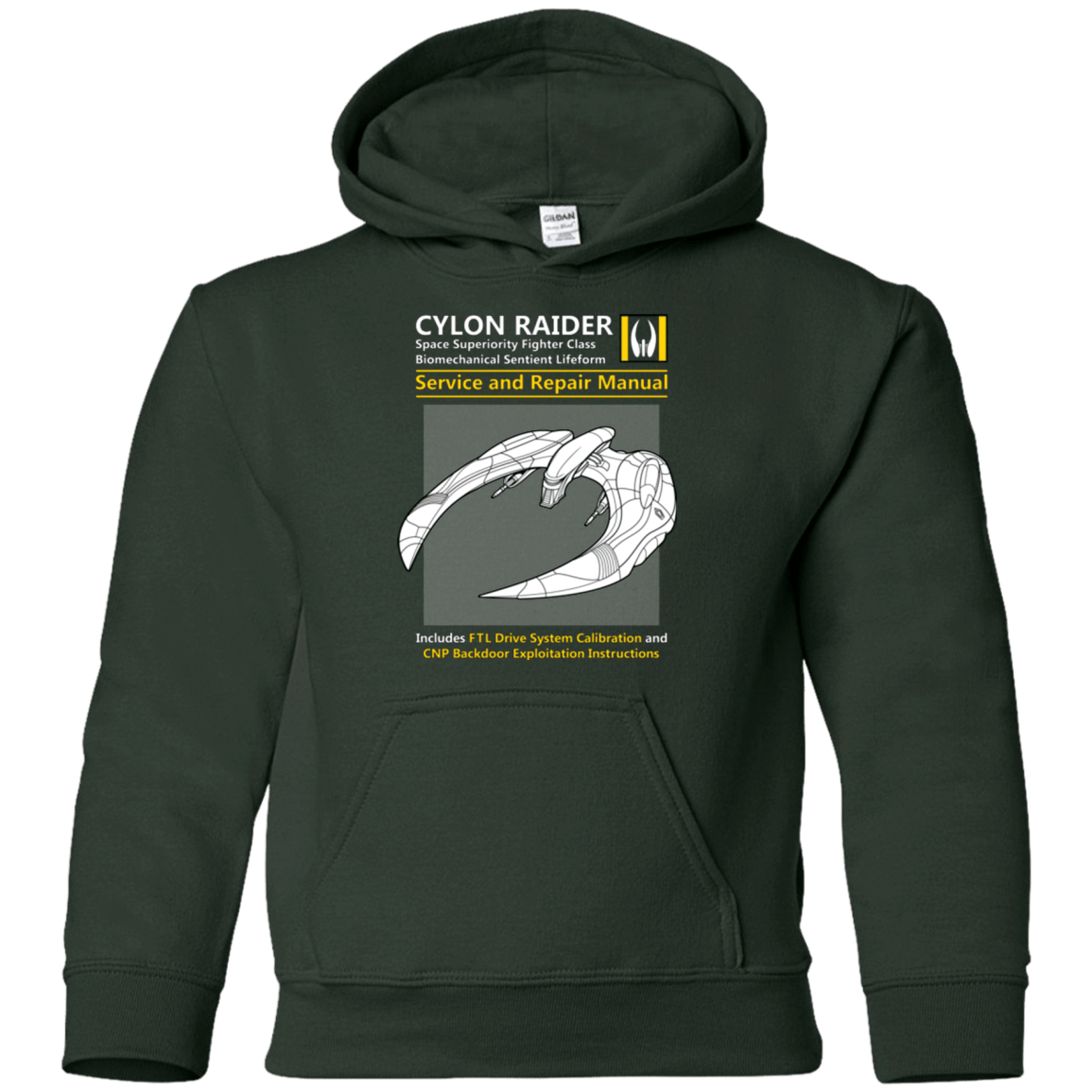 Sweatshirts Forest Green / YS CYLON RAIDER SERVICE & REPAIR MANUAL Youth Hoodie